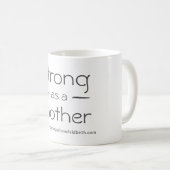 Mug de la mère forte (Devant droit)