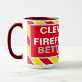 MUG DE LA MIEUX DEMI-FEMME DU COMBATTRE DE FEU DE  (Gauche)