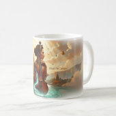 Mug de la muse de musique de rêve (Devant droit)