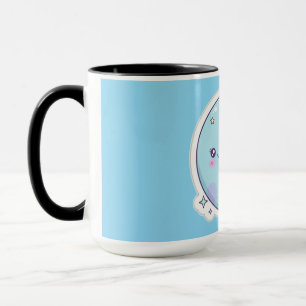Mug de la nurserie de bébé Kawaii Lune et Étoile D