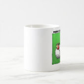 Mug De là où les golfeurs viennent (Centre)