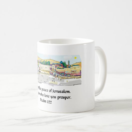 Mug de la paix de Jérusalem (Devant droit)