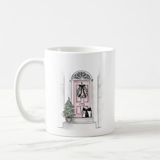 Mug de la porte de Noël (Gauche)
