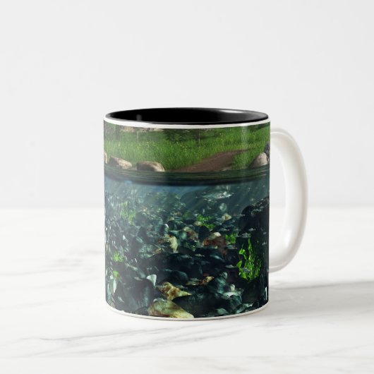 Mug de la rivière Cwm (Devant droit)