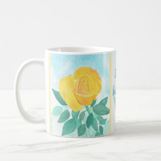 Mug de la Rose jaune (Gauche)