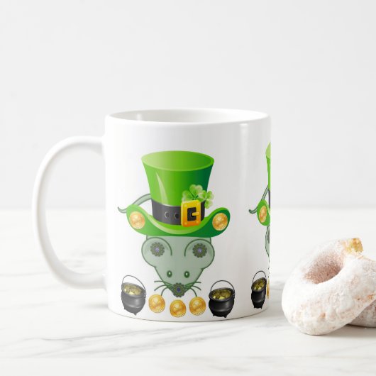 Mug de la Saint Patrick (Avec donut)