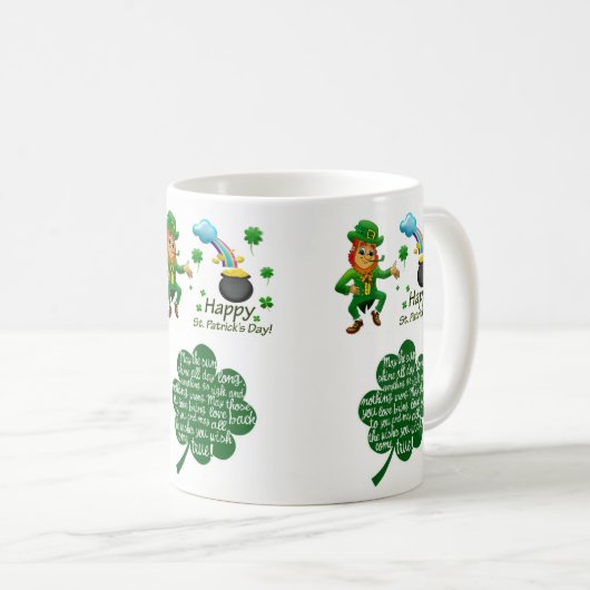 Mug de la Saint Patrick (Devant droit)
