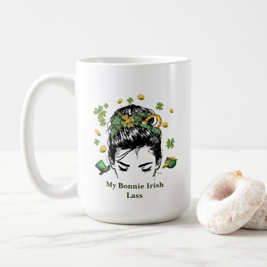 Mug de la Saint Patrick (Avec donut)