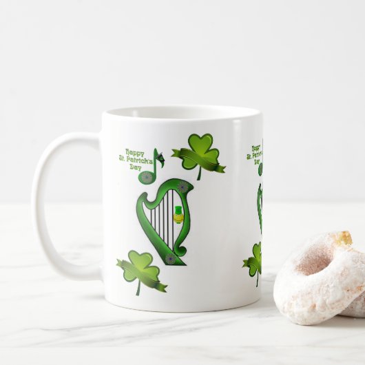 Mug de la Saint Patrick (Avec donut)