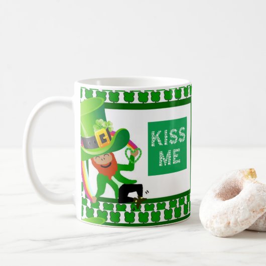 Mug de la Saint Patrick (Avec donut)