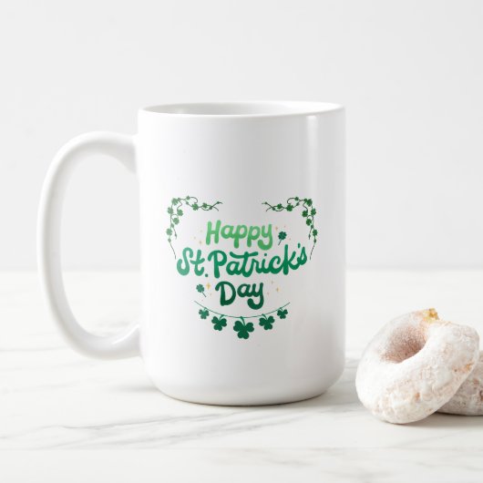 Mug de la Saint Patrick (Avec donut)