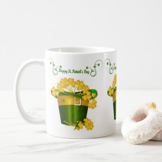 Mug de la Saint Patrick (Avec donut)