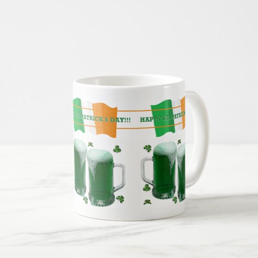 Mug de la Saint-Patrick (Devant droit)