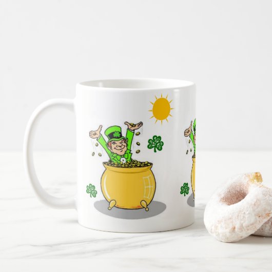 Mug de la Saint Patrick (Avec donut)