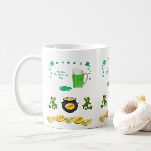 Mug de la Saint Patrick (Avec donut)