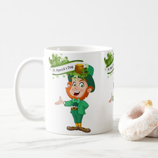 Mug de la Saint Patrick (Avec donut)