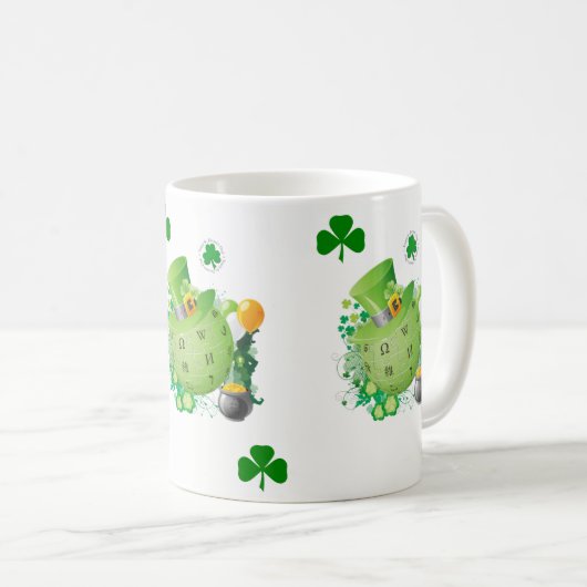Mug de la Saint Patrick (Devant droit)
