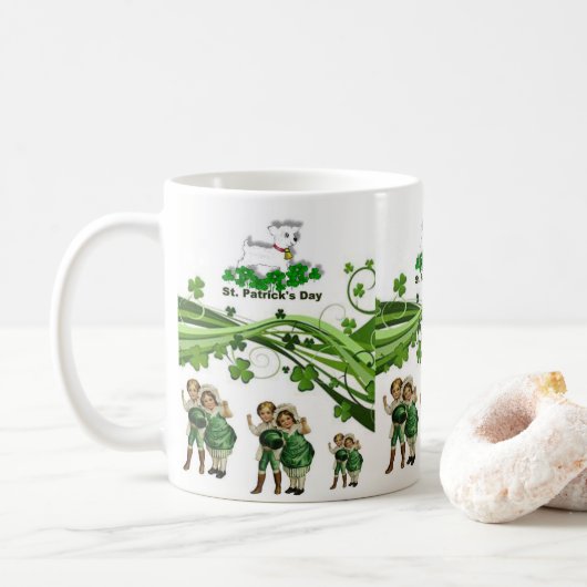 Mug de la Saint Patrick (Avec donut)