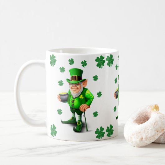 Mug de la Saint Patrick (Avec donut)