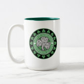 Mug de la Saint Patrick à deux tons personnalisabl (Gauche)