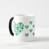 Mug de la Saint-Patrick - Café de coeur Shamrock c (Devant gauche)
