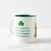 Mug de la Saint-Patrick jour heureux (Devant gauche)