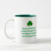 Mug de la Saint-Patrick jour heureux (Gauche)