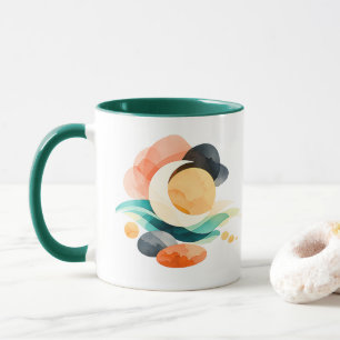 Mug de la Saint-Patrick Pot d'Or Arc-en-Ciel Abstr