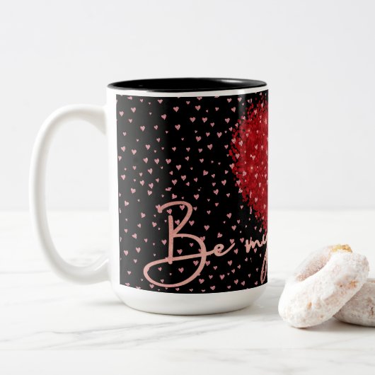 Mug de la Saint-Valentin (Avec donut)