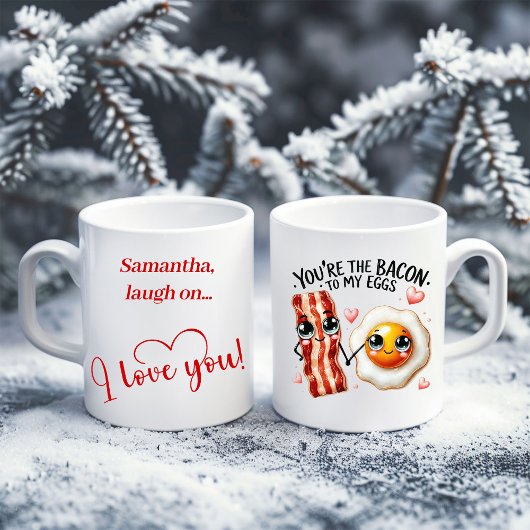 Mug de la Saint-Valentin avec nom personnalisé et