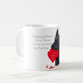 Mug de la Saint-Valentin avec un Scottish Terrier  (Devant gauche)