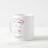 Mug de la Saint Valentin, cadeaux d'anniversaire (Devant gauche)