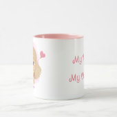 Mug de la Saint-Valentin Caniche | Cadeau personna (Centre)