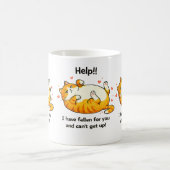 Mug de la Saint-Valentin Chat Drôle (Centre)