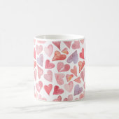 Mug de la Saint-Valentin coeurs (Centre)
