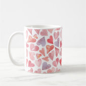 Mug de la Saint-Valentin coeurs (Gauche)