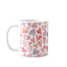 Mug de la Saint-Valentin coeurs