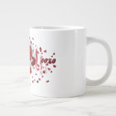 Mug de la Saint Valentin - Coeurs XOXO (Droite)
