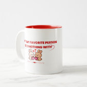 Mug de la Saint-Valentin Lapin Mignon Couple - Per (Devant gauche)