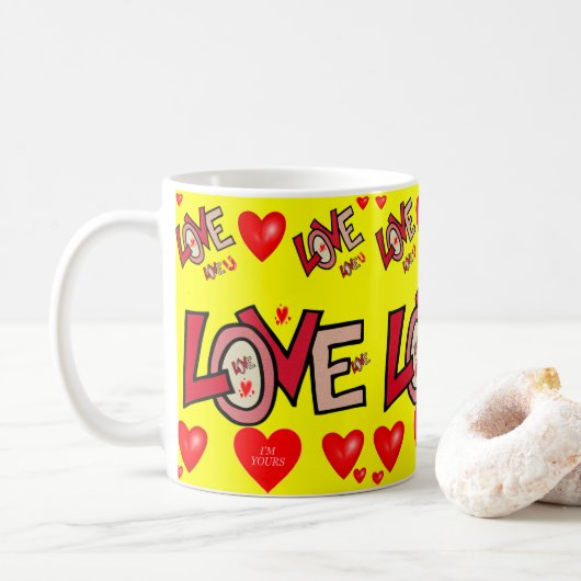 Mug de la Saint-Valentin Mugs (Avec donut)
