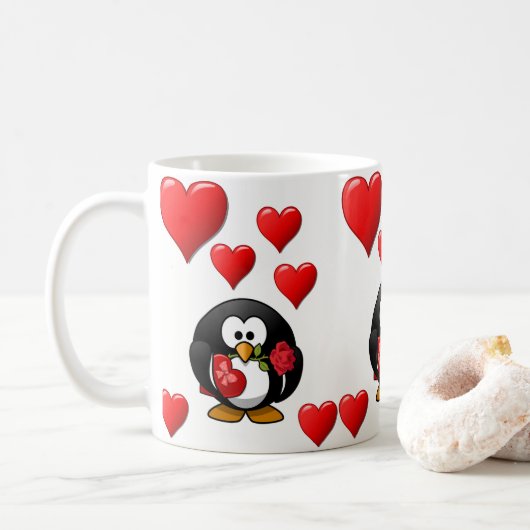 Mug de la Saint-Valentin Mugs (Avec donut)