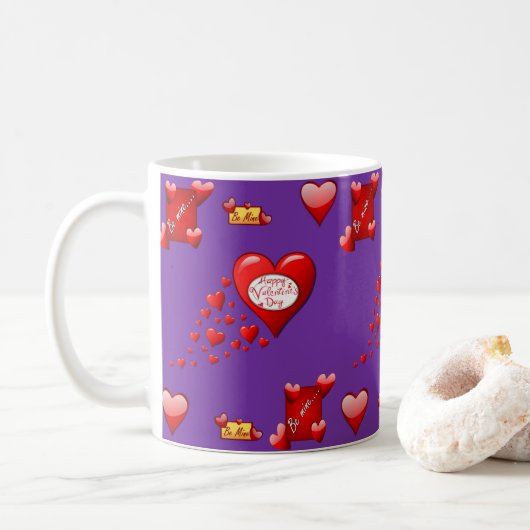 Mug de la Saint-Valentin Mugs (Avec donut)