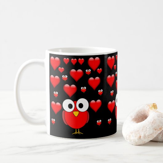 Mug de la Saint-Valentin Mugs (Avec donut)
