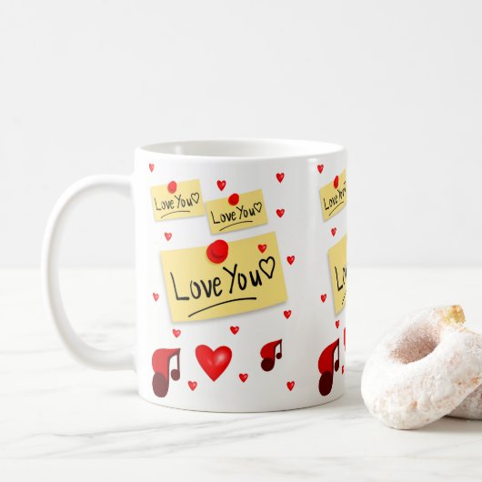 Mug de la Saint-Valentin Mugs (Avec donut)