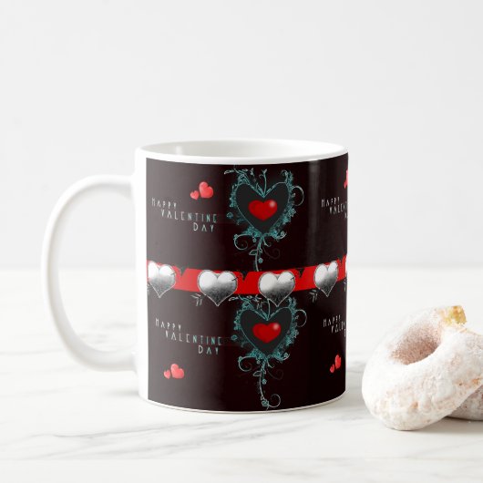 Mug de la Saint-Valentin Mugs (Avec donut)