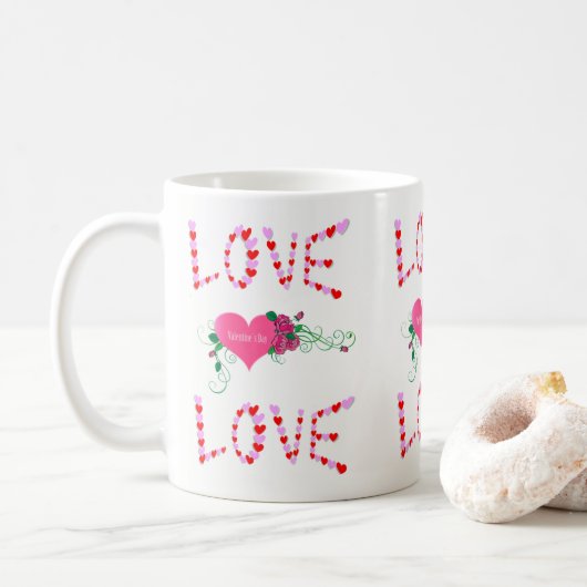 Mug de la Saint-Valentin Mugs (Avec donut)