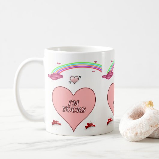 Mug de la Saint-Valentin Mugs (Avec donut)