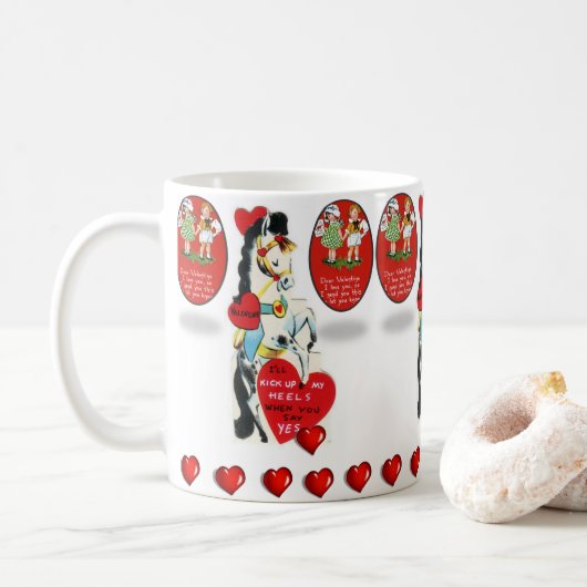 Mug de la Saint-Valentin Mugs (Avec donut)