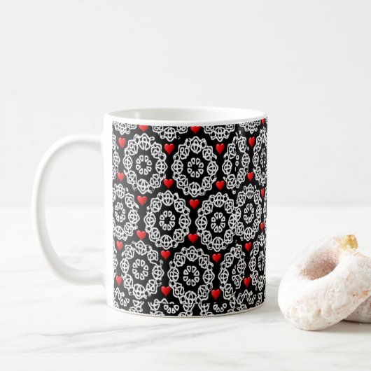 Mug de la Saint-Valentin Mugs (Avec donut)
