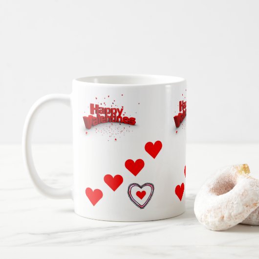 Mug de la Saint-Valentin Mugs (Avec donut)